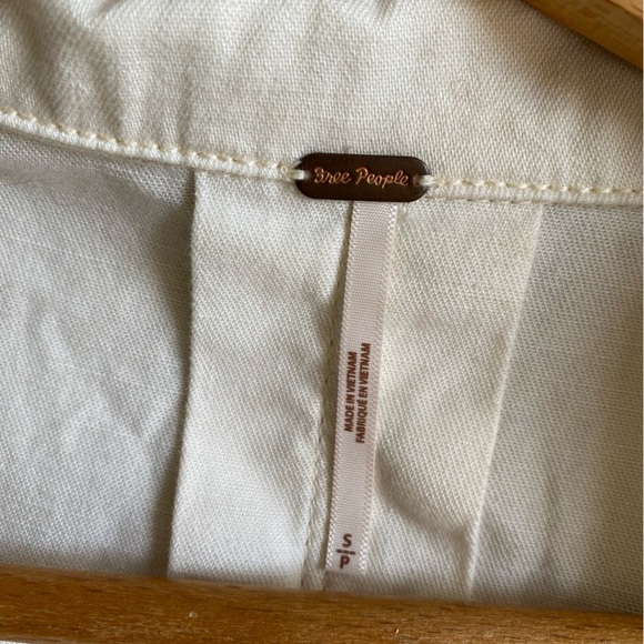 Free People Ivory Button-Down Tunic - Picture 6 of 13